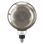 Philips Classic LED Globe E27 200mm Filament Smoke 6.5W 200lm - 818 Extra Warm White | Dimmable - Replaces 20W