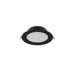 Noxion LED Downlight Hera Flat Black 9W 900lm - 827-840 CCT | 132mm - Cutout 118mm