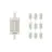 Multipack 10x Ledvance Performance LED R7s Double Ended 78mm Clear 9.5W 1055lm - 827 Extra Warm White | Dimmable - Replaces 75W