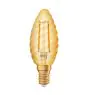 Osram Vintage 1906 LED E14 Twisted Candle Filament Gold 1.5W 120lm - 824 Extra Warm White | Replaces 15W