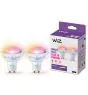 Duopack 2x WiZ Smart LED Spot GU10 PAR16 5W 400lm 36D | Best Colour Rendering - Dimmable - Replaces 50W