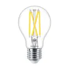 Philips Master LED E27 Pear Filament Clear 5.9W 806lm - 922-927 Dim To Warm | Best Colour Rendering - Dimmable - Replaces 60W