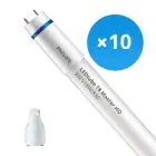Multipack 10x Philips LED Tube T8 MASTER (EM Mains) High Output 8W 1000lm - 830 Warm White | 60cm - Replaces 18W